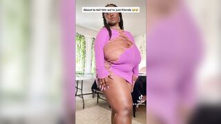TIGHT SHORT DRESS BIG BOOBS