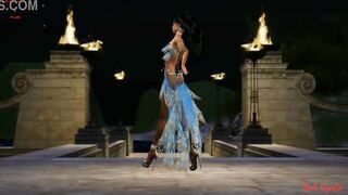 FANTASY GIRL BLUE BELLY DANCER