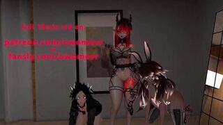 Mistress Lyla fucks her new playthings for you - Futa Female Male threesome - Preview