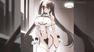 Muscle growth hentai compilation 2