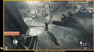 Spinning glitch - Thief video game clip from my live stream