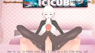 Lily give Foot Job in Pantyhose Spy Kyoushitsu Hentai Uncensored
