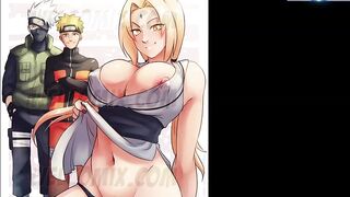 Tsunade's love triangle with Naruto and Kakashi