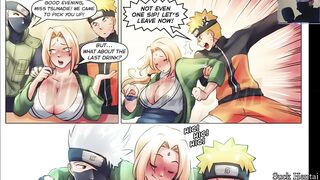 Tsunade's love triangle with Naruto and Kakashi