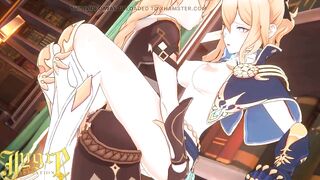 Genshin Impact Jean has hot sex in her office