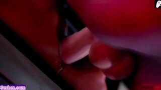 (4K) Monster futa women fuck girls hard with their big cock to fill them with cum | 3D Hentai Animat