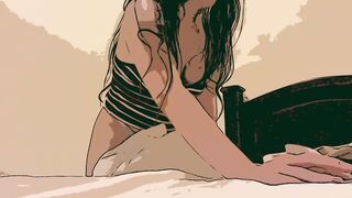 Cartoon effect petite latina loud moanings homemade masturbation OnlyFans: studentwhoneedsmoney $3