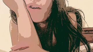 Cartoon effect petite latina loud moanings homemade masturbation OnlyFans: studentwhoneedsmoney $3