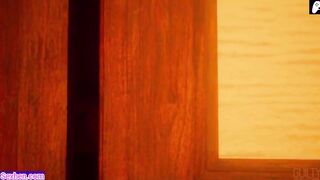 The ghost of a horny woman fucks a handsome cock full of cum | 3D Hentai Animations | P94