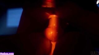 The ghost of a horny woman fucks a handsome cock full of cum | 3D Hentai Animations | P94
