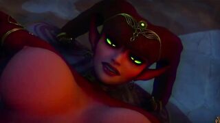 Two Succubus with the best titfuck ever