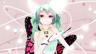MIKU X INSECT HENTAI SEX DANCE MMD CREAMPIE UNDRESS DANCE SOFT GREEN HAIR COLOR EDIT SMIXIX