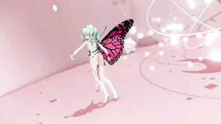 MIKU X INSECT HENTAI SEX DANCE MMD CREAMPIE UNDRESS DANCE SOFT GREEN HAIR COLOR EDIT SMIXIX