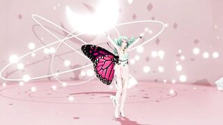 MIKU X INSECT HENTAI SEX DANCE MMD CREAMPIE UNDRESS DANCE SOFT GREEN HAIR COLOR EDIT SMIXIX