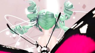 MIKU X INSECT HENTAI SEX DANCE MMD CREAMPIE UNDRESS DANCE SOFT GREEN HAIR COLOR EDIT SMIXIX