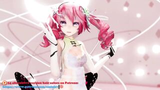 MIKU X INSECT HENTAI SEX DANCE MMD CREAMPIE UNDRESS DANCE SOFT GREEN HAIR COLOR EDIT SMIXIX