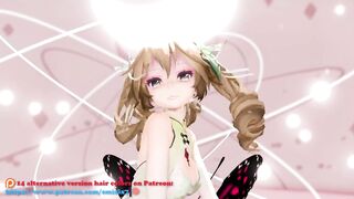 MIKU X INSECT HENTAI SEX DANCE MMD CREAMPIE UNDRESS DANCE SOFT GREEN HAIR COLOR EDIT SMIXIX