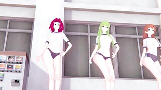 【KKS／MMD】"Brave Girls - Chi Mat Ba Ram" 紅月カレン C.C. シャーリー【コードギアス】