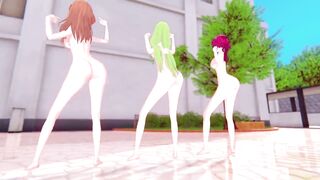 【KKS／MMD】"Brave Girls - Chi Mat Ba Ram" 紅月カレン C.C. シャーリー【コードギアス】