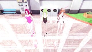 【KKS／MMD】"Brave Girls - Chi Mat Ba Ram" 紅月カレン C.C. シャーリー【コードギアス】