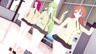 【KKS／MMD】"Brave Girls - Chi Mat Ba Ram" 紅月カレン C.C. シャーリー【コードギアス】
