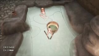Seed of the Dead Sweet Home Pyeongpyeong Hot spring jump mini game Fanservice Appreciation