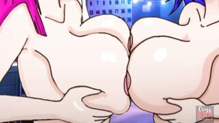 Big tits hentai lesbian demons livestream