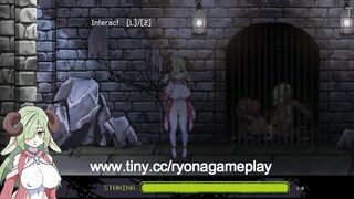 Cute green haired lady having sex with green men in Priestess lust new hentai gameplay video