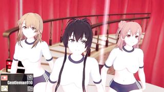 【KKS／MMD】SATURDAY - MMook 雪ノ下雪乃 由比ヶ浜結衣 一色いろは【俺ガイル 】