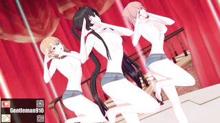【KKS／MMD】SATURDAY - MMook 雪ノ下雪乃 由比ヶ浜結衣 一色いろは【俺ガイル 】