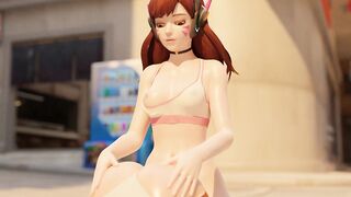 Overwatch - D.Va dips Mercy DoggyStyle