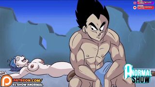 VEGETA X BULMA HARD SEX LATINO DRAGON BALL Z ANAL FUCK