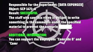 SCP 1471 - А sexual experiment with you