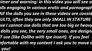 Crossdresser sissy doll gets her prolapsed ass fingered and handjob