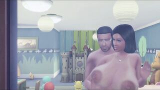 2 Horny milfs get covered in nutt