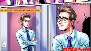 Lingerie Party! Nerd boy fucking 4 hot chicks - Nerd Stallion