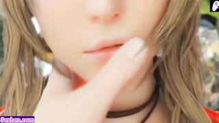 (4K) Tifa and Aerith enjoy fucking horny dick hard because they want cum |3D Hentai Animations |P104