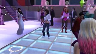 Public and group sex at a disco | Porno Game 3d