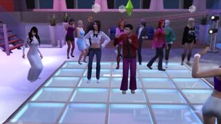 Public and group sex at a disco | Porno Game 3d