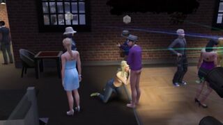 Public and group sex at a disco | Porno Game 3d