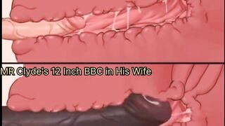 Mr Clyde's 12 Inch BBC Vs Cuckold Husbands Cock