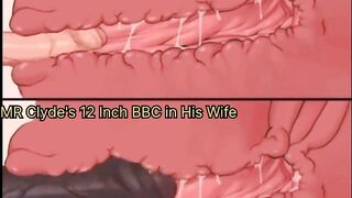 Mr Clyde's 12 Inch BBC Vs Cuckold Husbands Cock