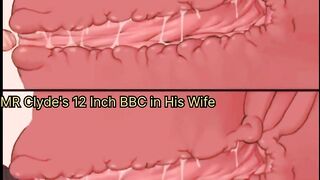 Mr Clyde's 12 Inch BBC Vs Cuckold Husbands Cock