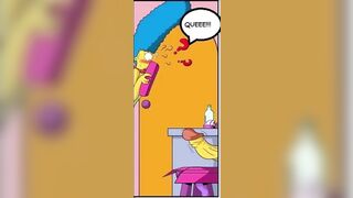 The Simpsons - Marge Fucked on valentines Comic Porn Parody