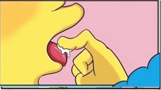 The Simpsons - Marge Fucked on valentines Comic Porn Parody