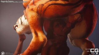 Monster x Slut Maya Blowjob