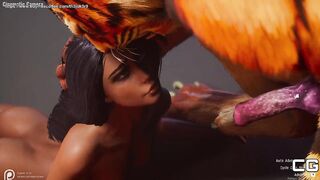 Monster x Slut Maya Blowjob