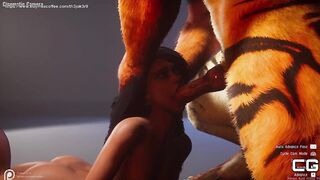 Monster x Slut Maya Blowjob