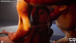 Monster x Slut Maya Blowjob