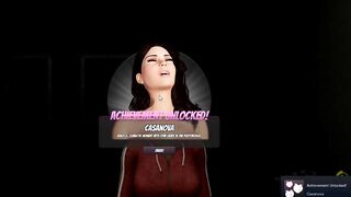 House Party Video Game Leah Sex Cutscene in the Garage